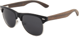 Real Zebra Wood Browline Style RetroShade Sunglasses by WUDN, Sunglasses - WUDN
