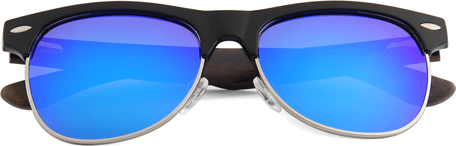 Real Dark Zebrawood Browline Style RetroShade Sunglasses by WUDN, Sunglasses - WUDN