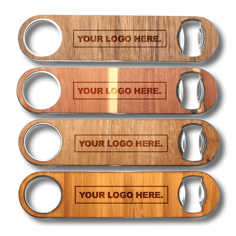 Customizable Industrial Wood Bottle Opener (Professional Speed Opener)