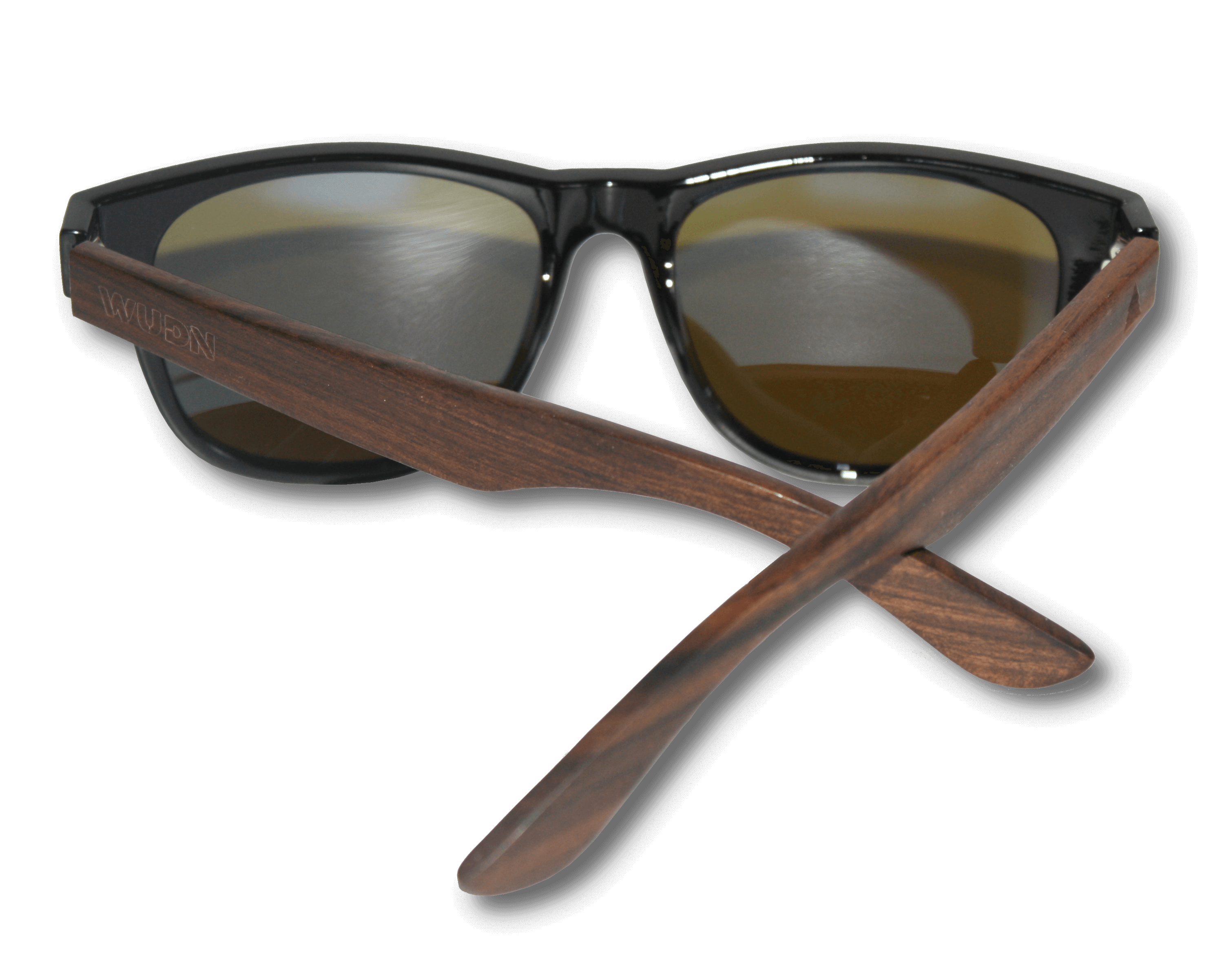 Real Ebony Wood Wanderer Style Sunglasses by WUDN, Sunglasses - WUDN