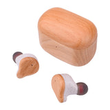 Wooden Wireless Bluetooth Earbuds