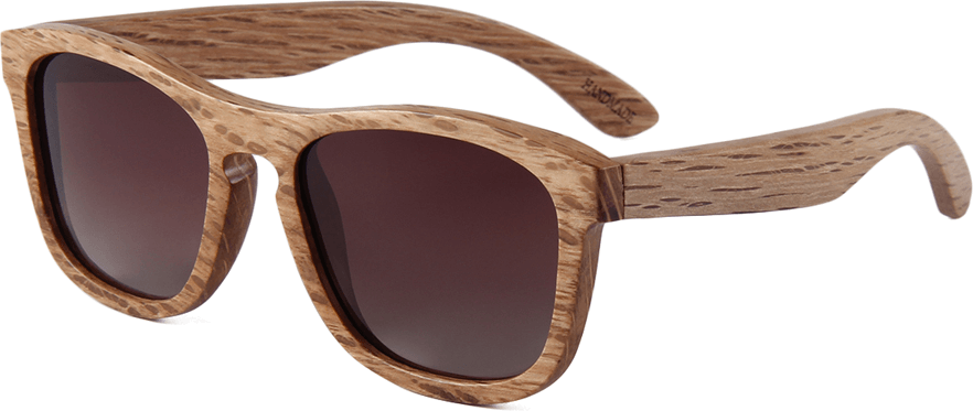 Real Zebra All Wood Jacks Sunglasses by WUDN