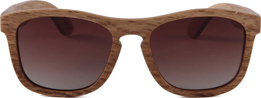 Real Zebra All Wood Jacks Sunglasses by WUDN