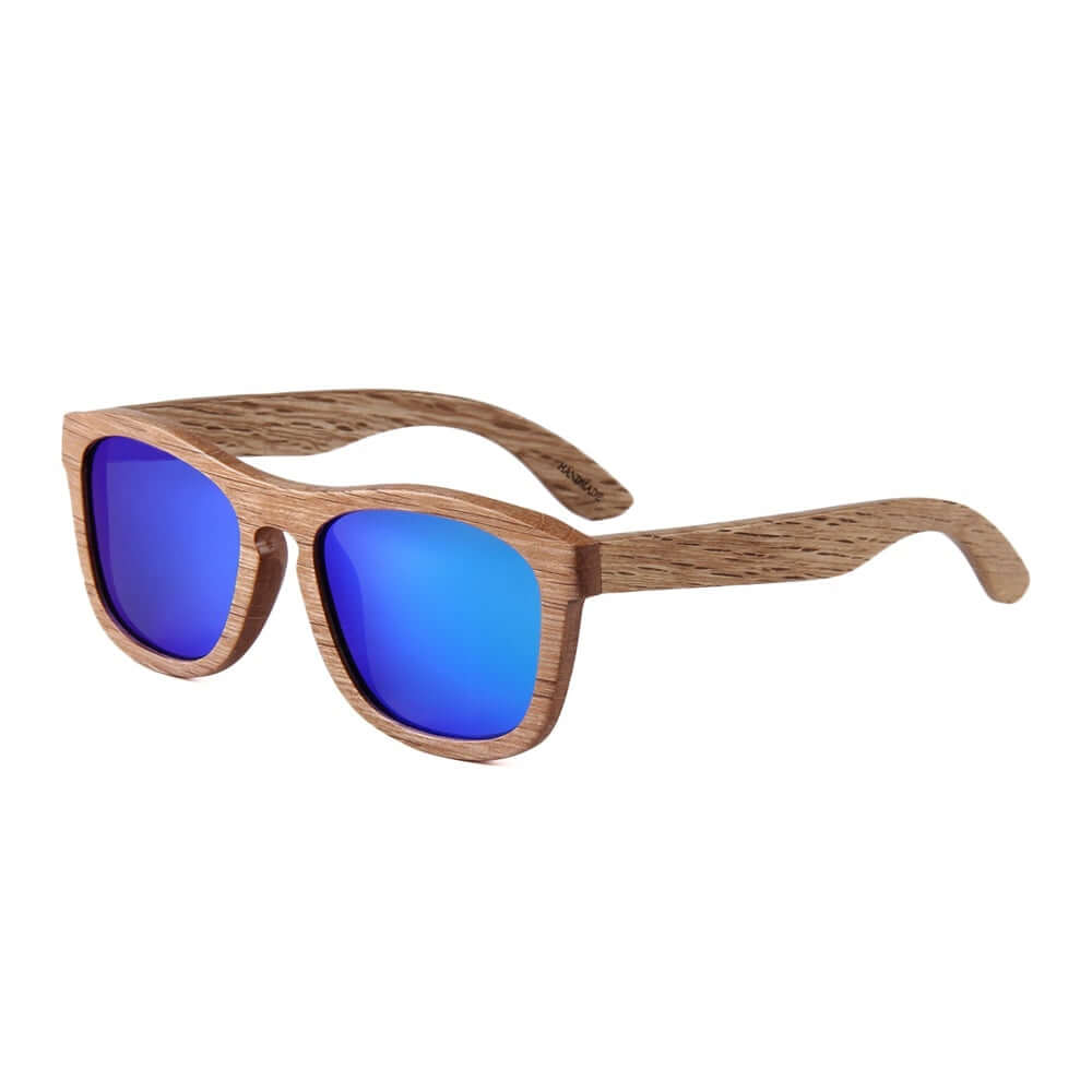 Real Zebra All Wood Jacks Sunglasses by WUDN