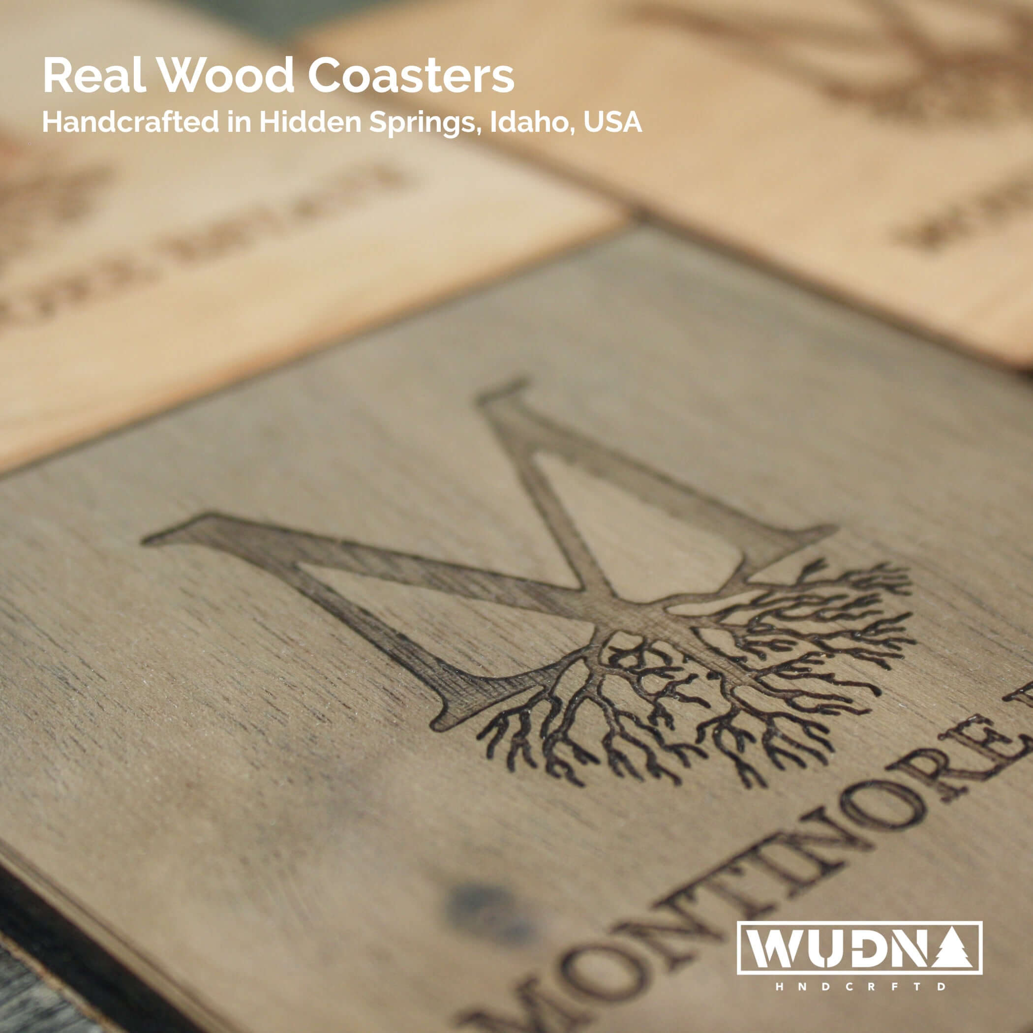 Customizable Wooden Coasters 4
