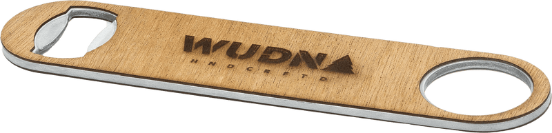 Industrial Wood Bottle Opener, Bar - WUDN