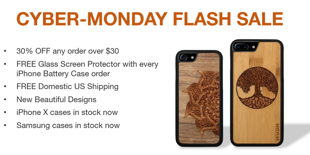 Cyber-Monday Flash Sale - 30% OFF all purchases over $30 & FREE shipping!