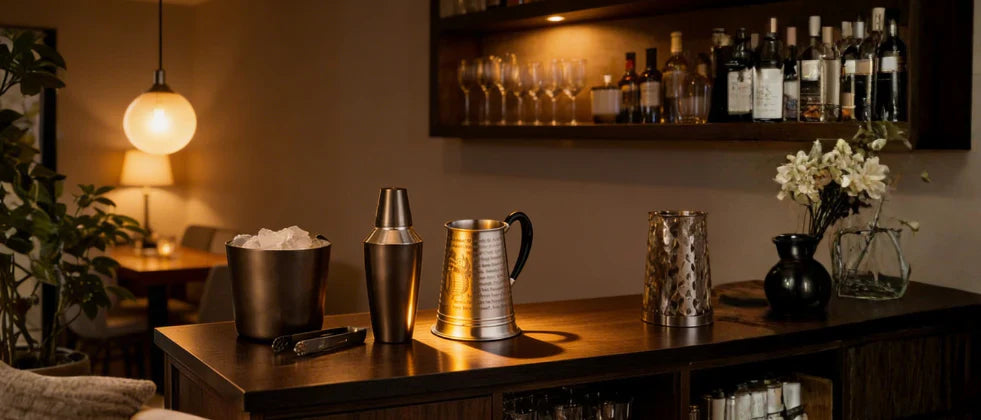 How to Set Up the Perfect Wooden Home Bar | A Complete Guide