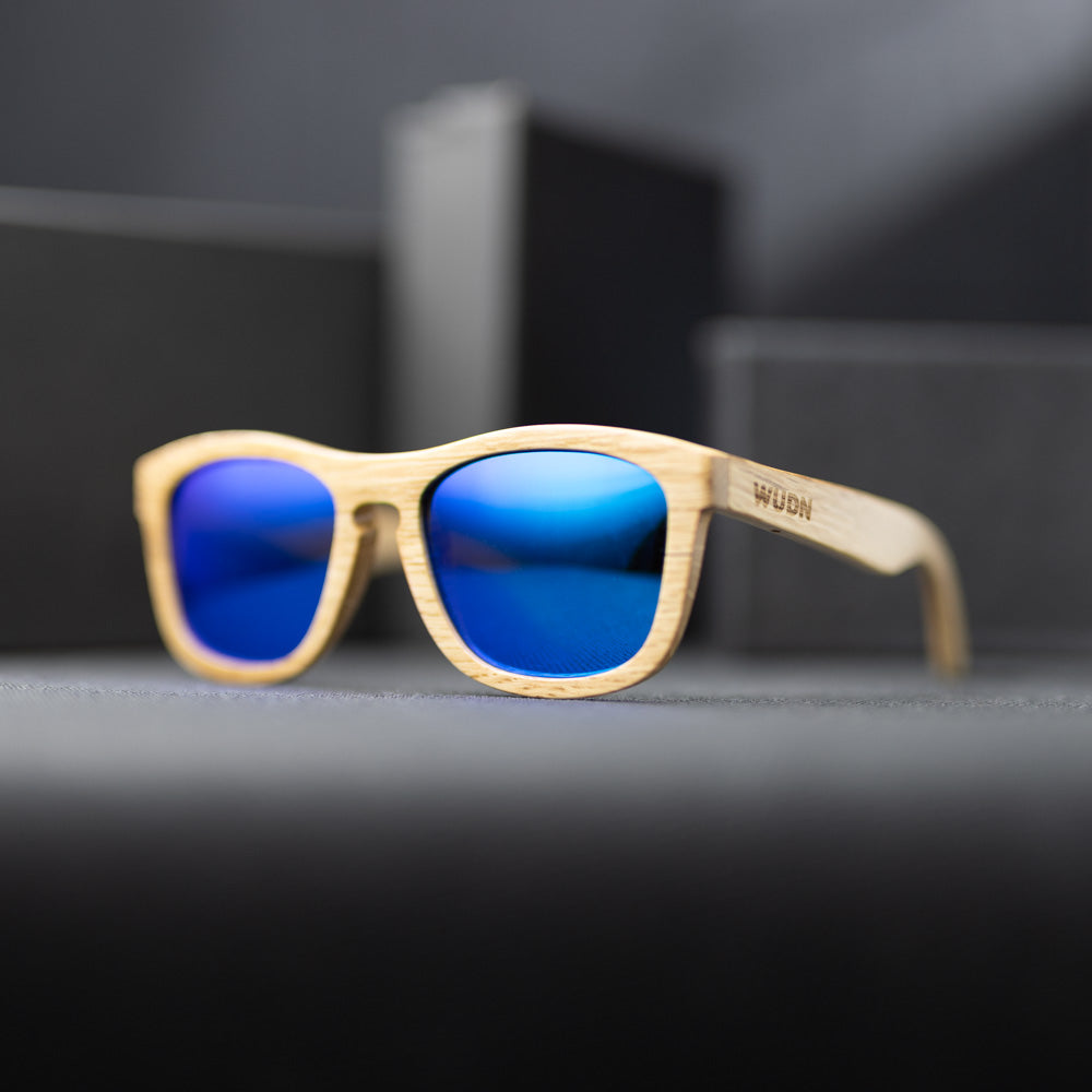 Real Bamboo All Wood Jacks Sunglasses by WUDN