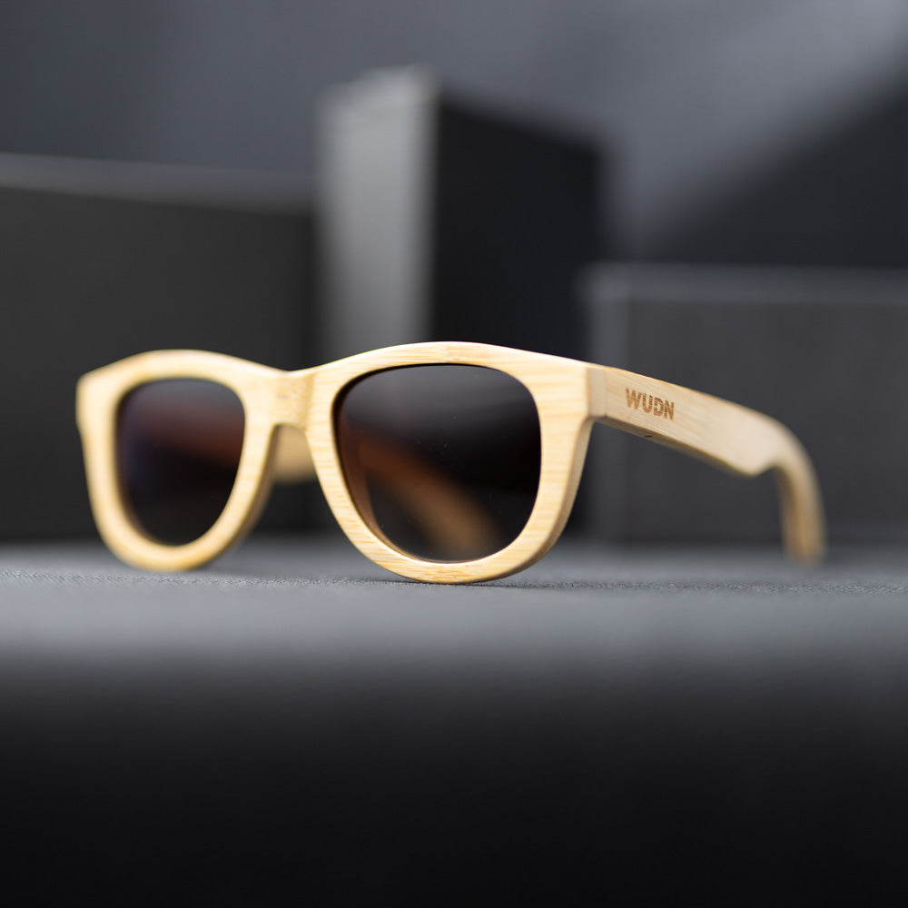 Real Bamboo All Wood Jacks Sunglasses by WUDN