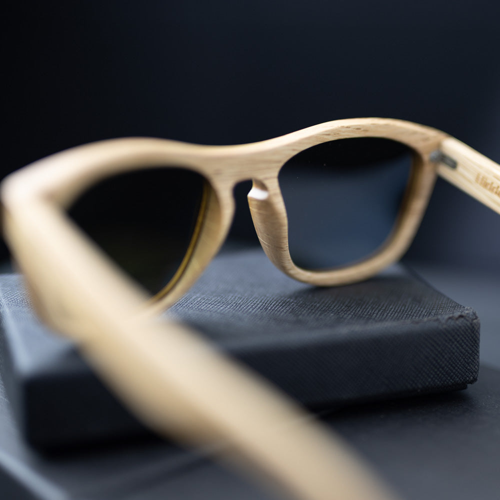 Real Bamboo All Wood Jacks Sunglasses by WUDN