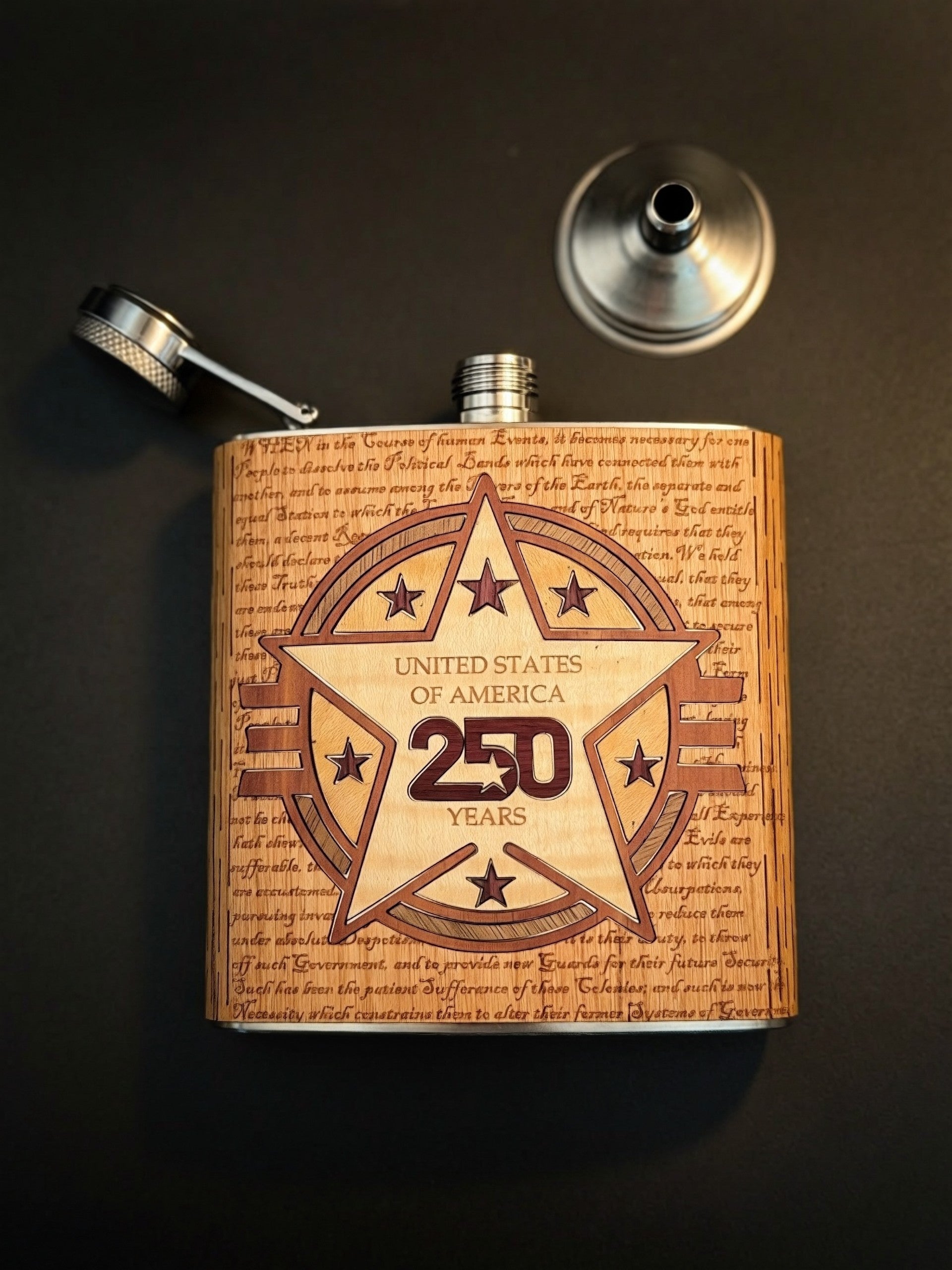 USA 250th Anniversary Flask