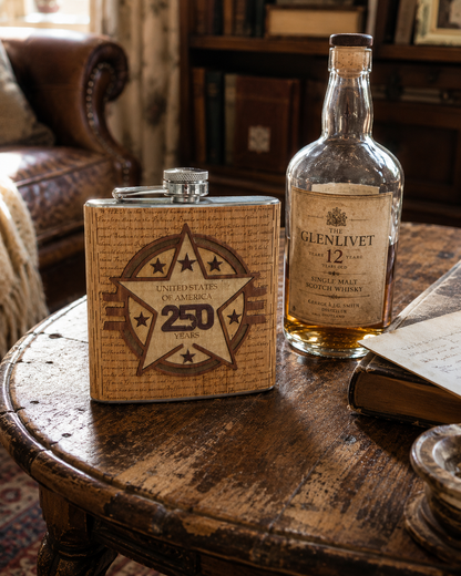 USA 250th Anniversary Flask
