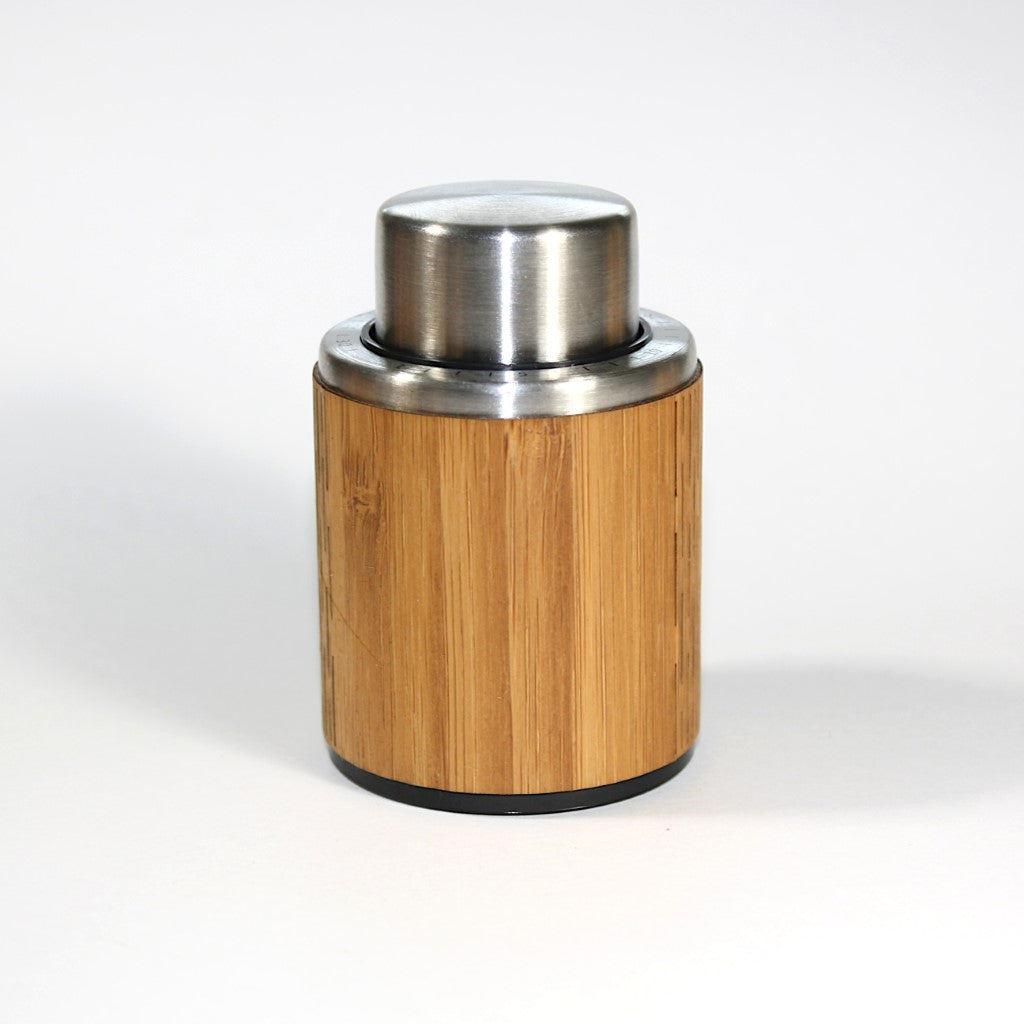 Customizable Wooden Vacuum Wine Bottle Stopper