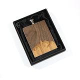 High Quality 3 oz. Wooden Hip Flask - Hand Crafted from Local Wood