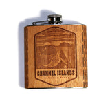 6 oz. Wooden Hip Flask (US National Park Collection in Mahogany)
