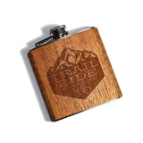 6 oz. Wooden Hip Flask (Trail Ride Collection)