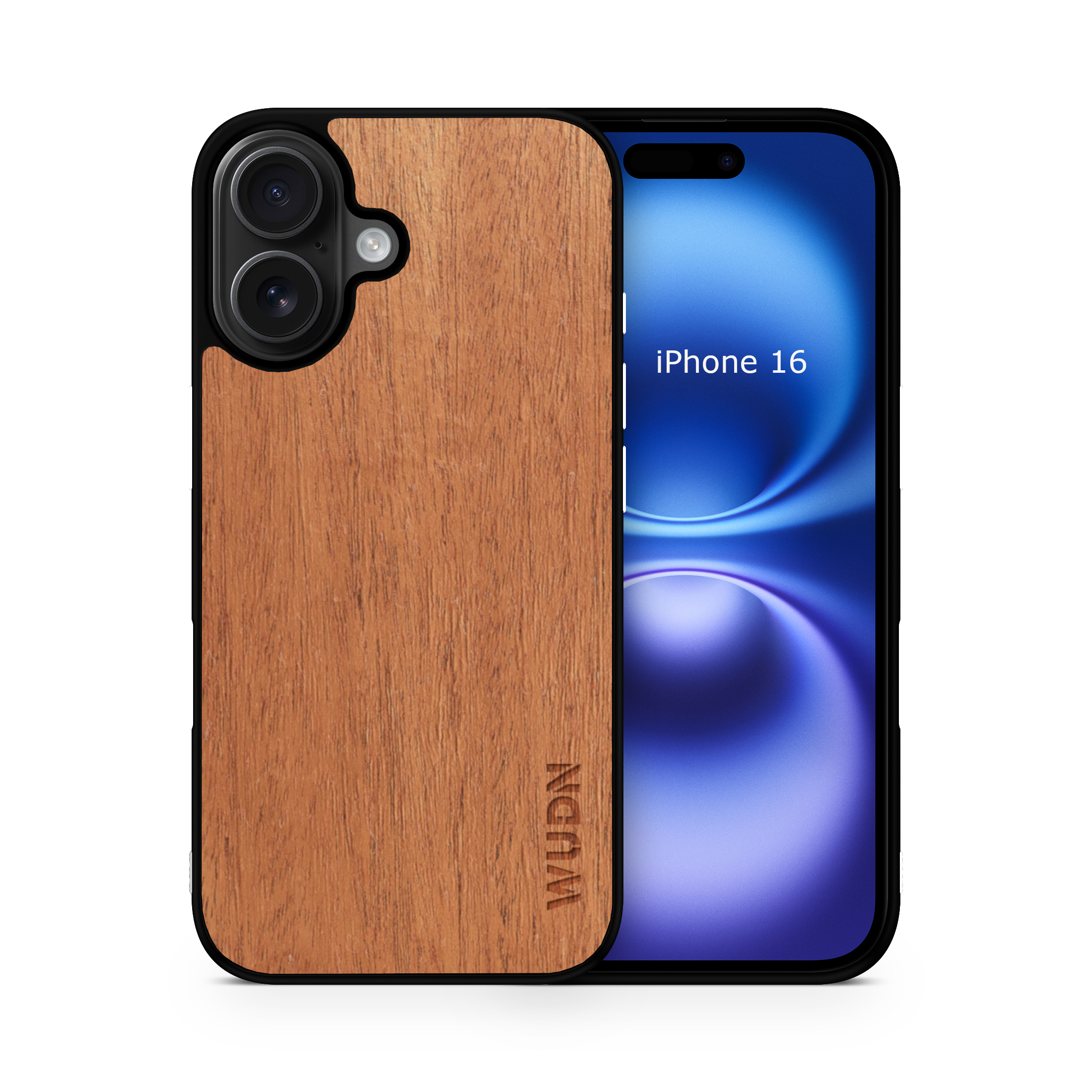 Slim Wooden iPhone Case (Mahogany)
