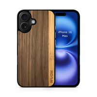 Slim Wooden iPhone Case (Walnut / Bamboo Stripe)