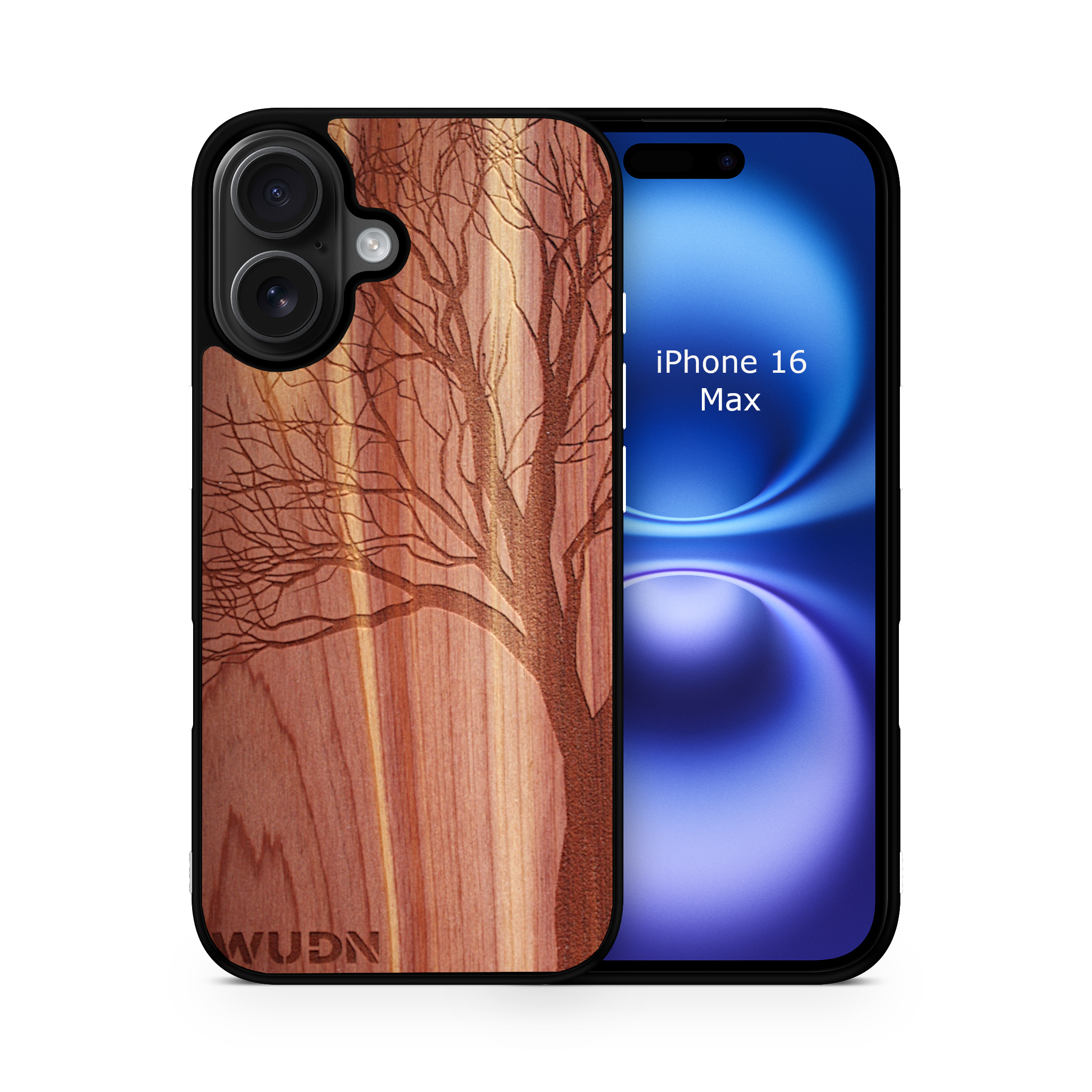 Slim Wooden iPhone Case (Winter Tree in Aromatic Cedar)