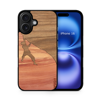Slim Wooden Phone Case (Rock Climber Inlay)