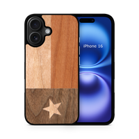 Slim Wooden iPhone Case (Texas State Flag)