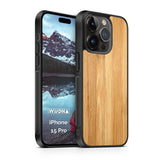 Custom Wood iPhone 15 Pro Case 6.1"