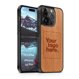 Custom Wood iPhone 15 Pro Case 6.1"