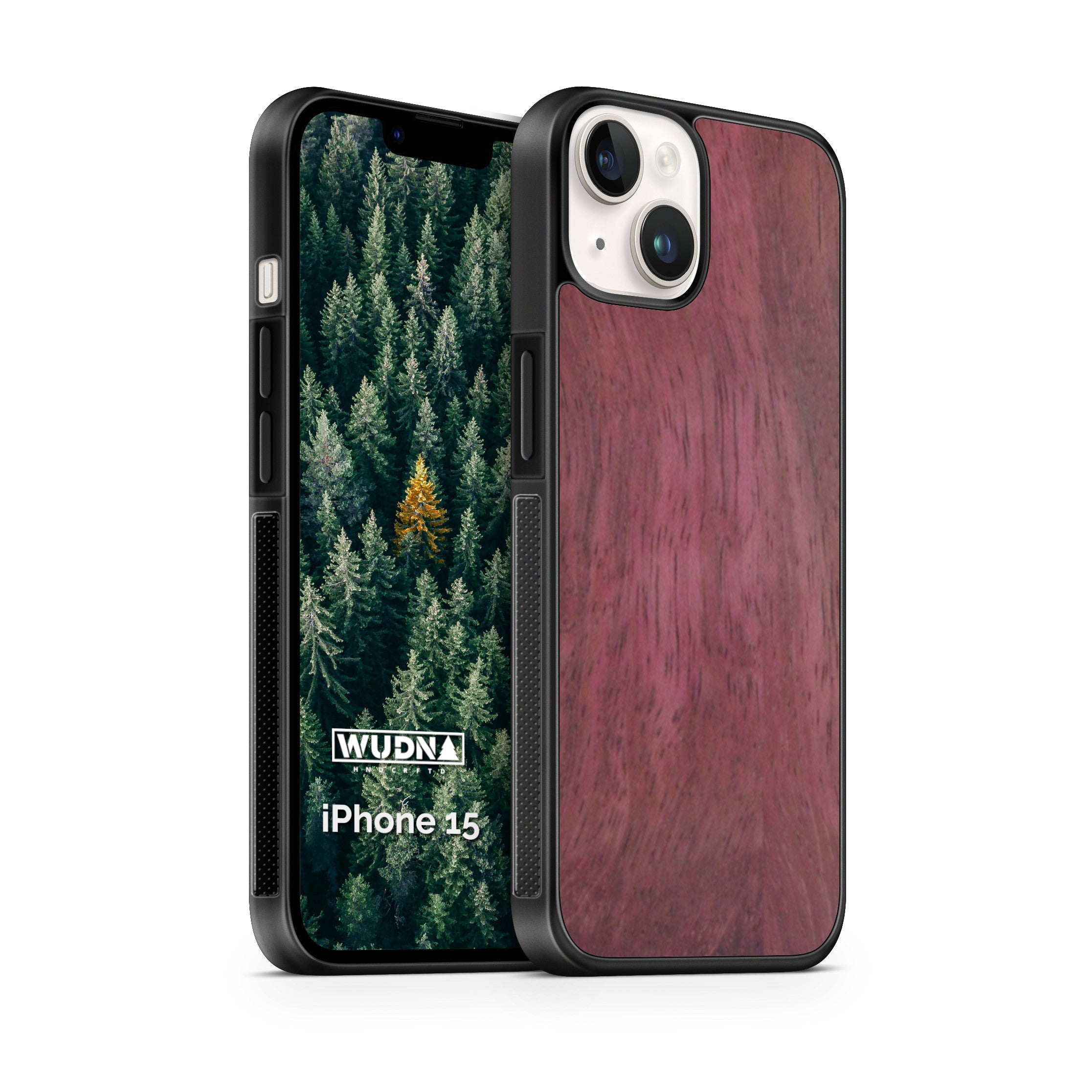 Custom Wood iPhone 15 Case 6.1