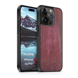 Custom Wood iPhone 15 Pro Case 6.1"