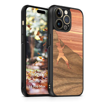 Slim Wooden Phone Case (Rock Climber Inlay)
