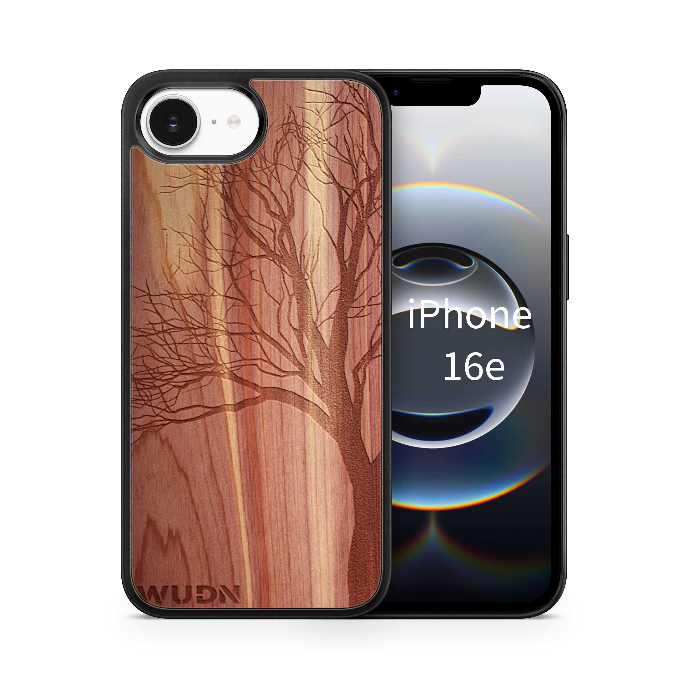 Slim Wooden iPhone Case (Winter Tree in Aromatic Cedar)