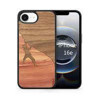 Slim Wooden Phone Case (Rock Climber Inlay)