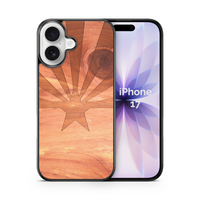 Slim Wooden iPhone Case (Arizona State Flag in Aromatic Cedar)