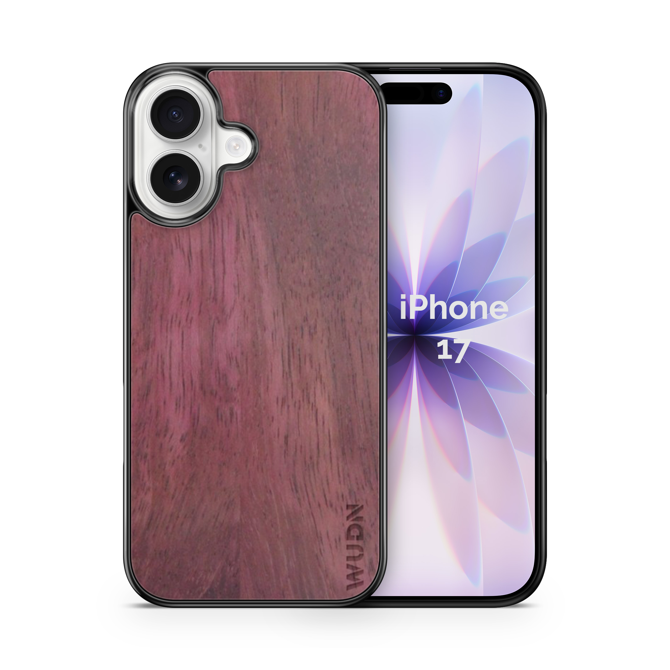 Slim Wooden iPhone Case (Purple Heart)