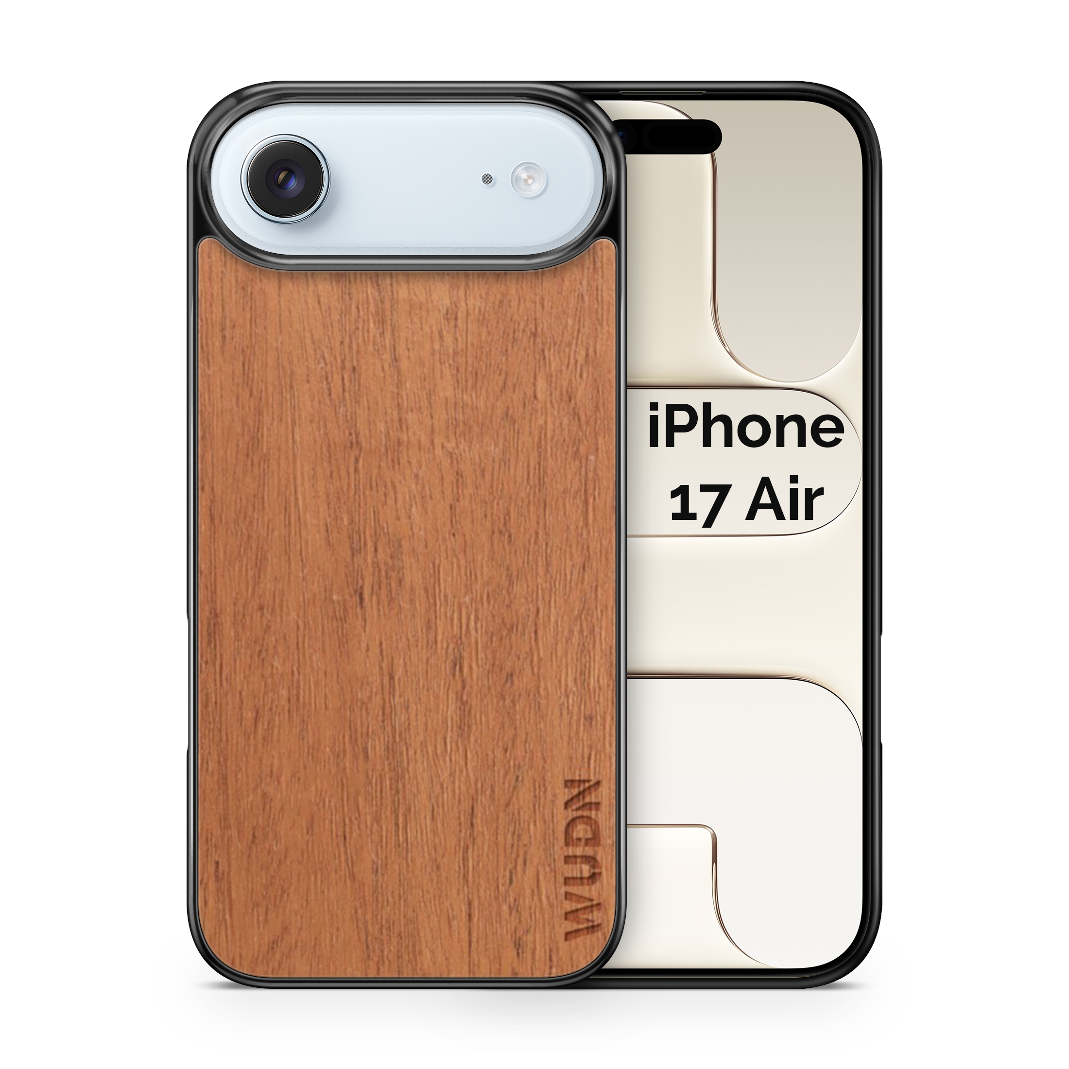 Slim Wooden iPhone Case (Mahogany)