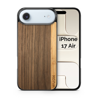 Slim Wooden iPhone Case (Walnut / Bamboo Stripe)