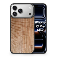 Slim Wooden iPhone Case (Shimmering Maple)