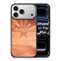 Slim Wooden iPhone Case (Arizona State Flag in Aromatic Cedar)