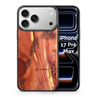 Slim Wooden iPhone Case (Hawaiian Islands in Aromatic Cedar)