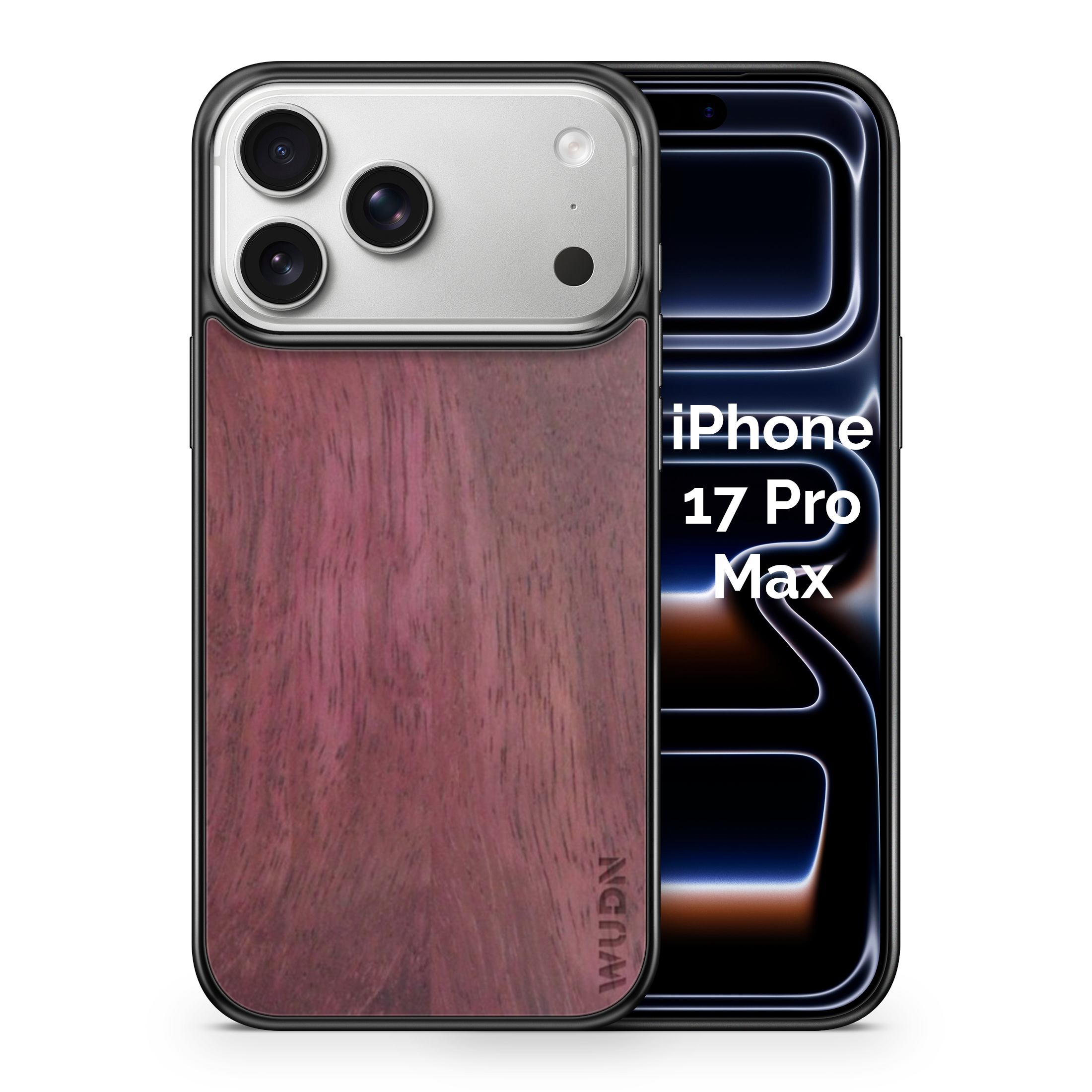 Slim Wooden iPhone Case (Purple Heart)