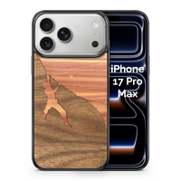 Slim Wooden Phone Case (Rock Climber Inlay)