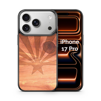 Slim Wooden iPhone Case (Arizona State Flag in Aromatic Cedar)