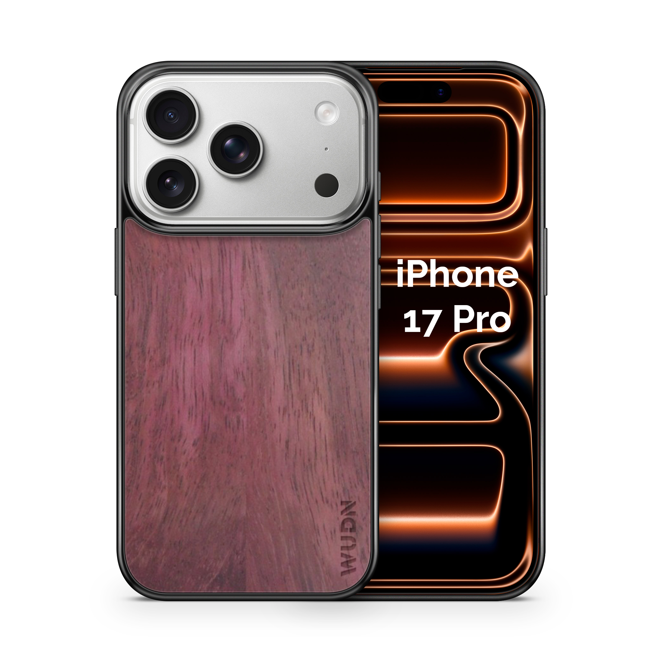 Slim Wooden iPhone Case (Purple Heart)