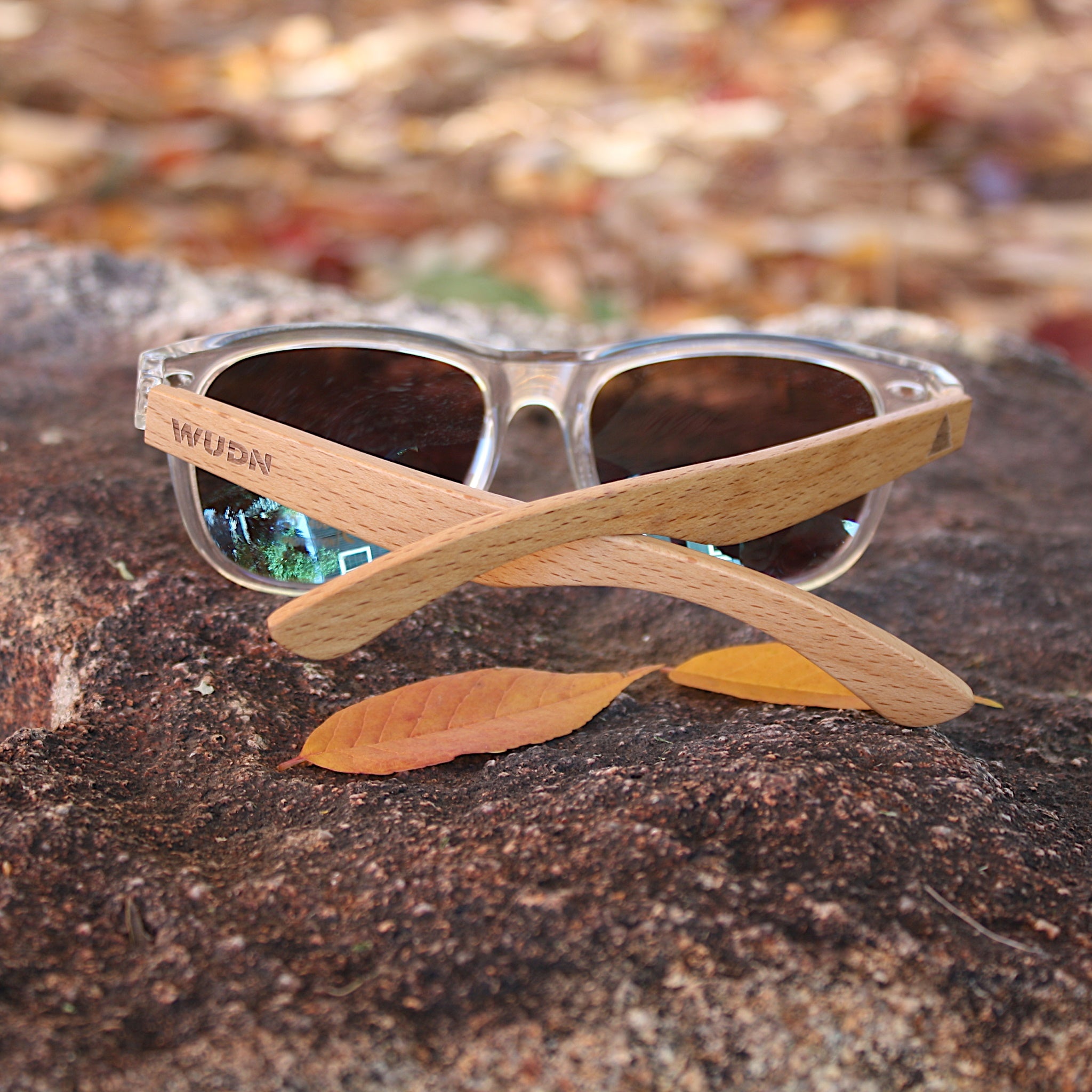 Real Beechwood Wanderer Sunglasses by WUDN