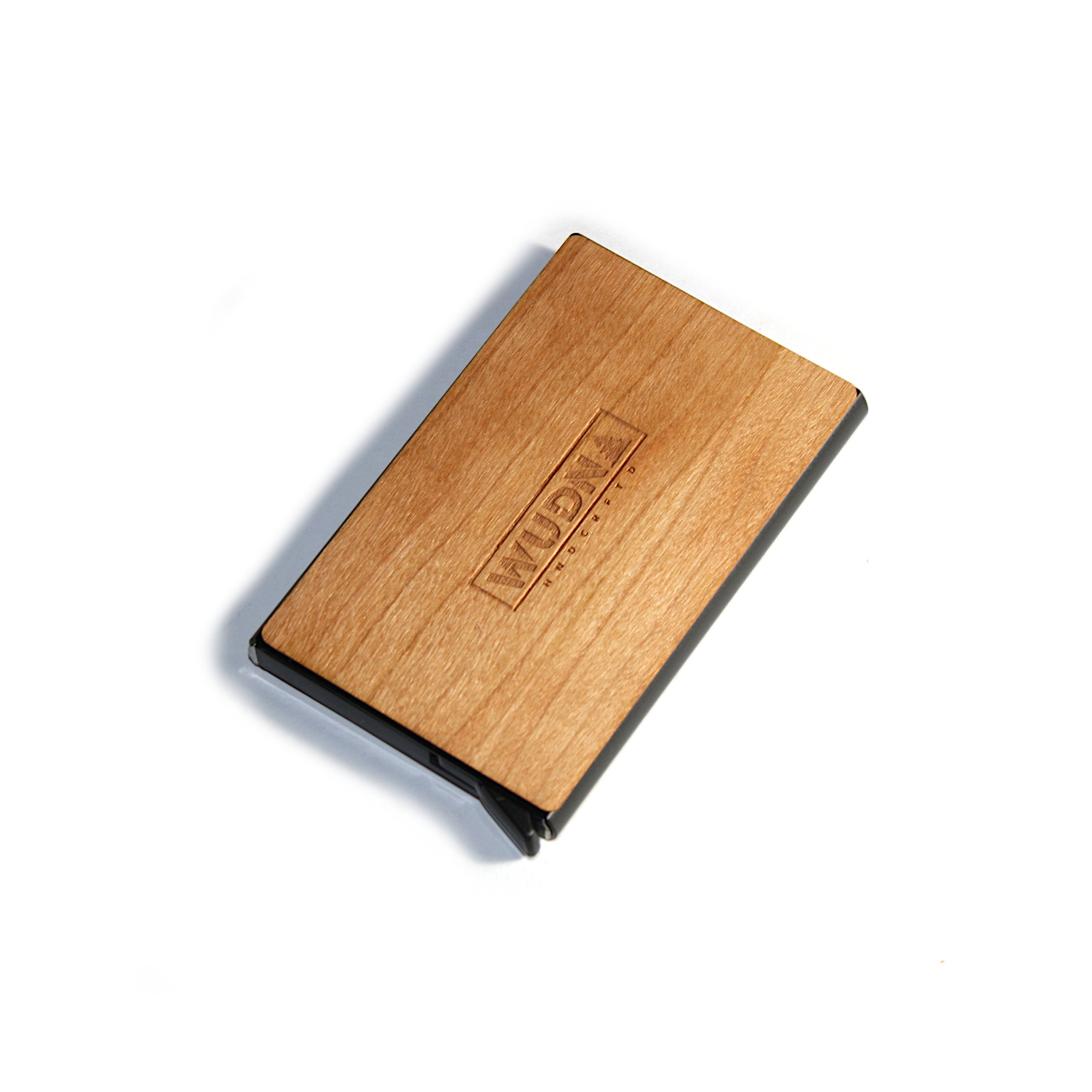 Customizable Slim Wooden RFID Blocking Speed Wallet