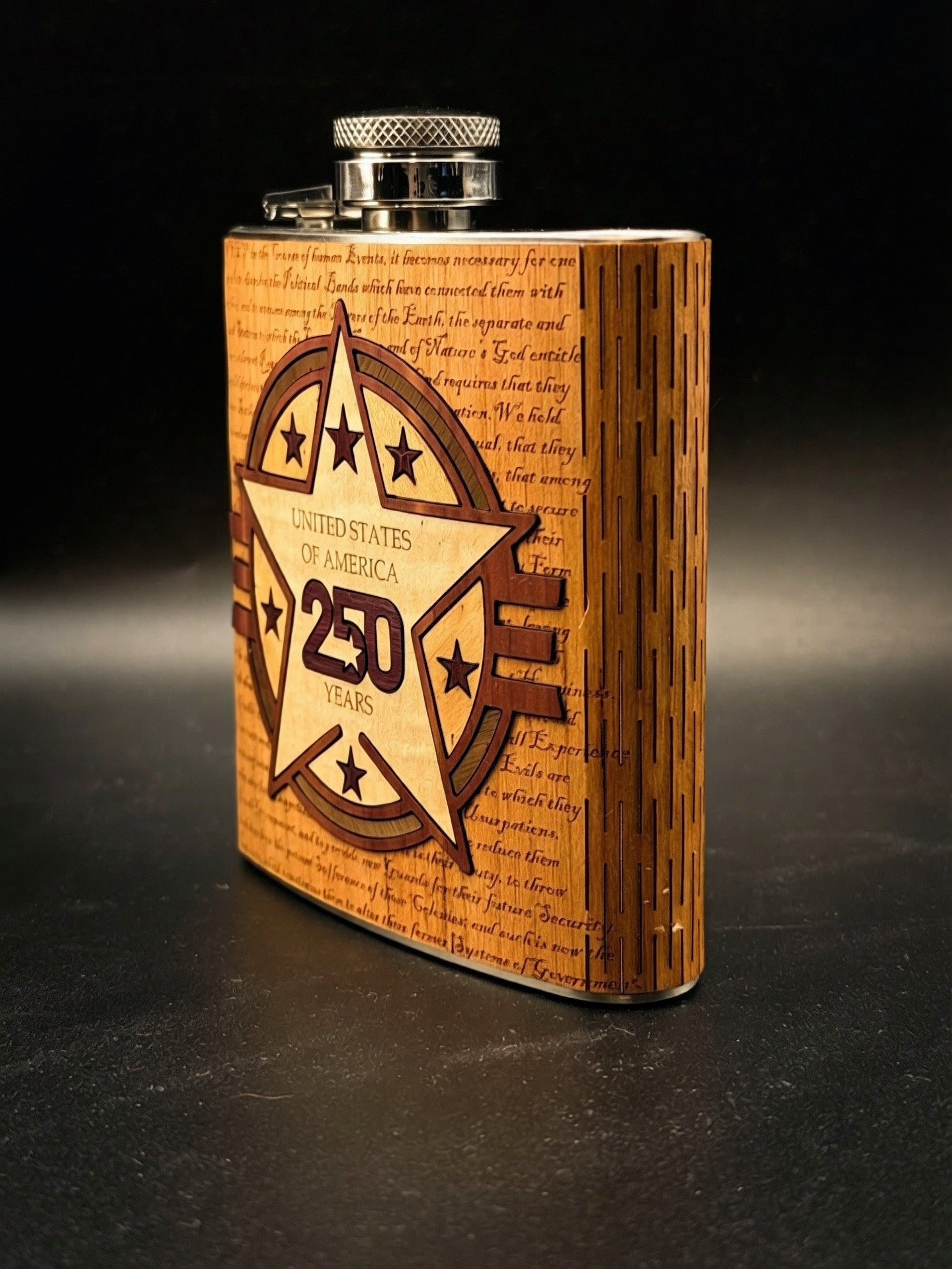 USA 250th Anniversary Flask