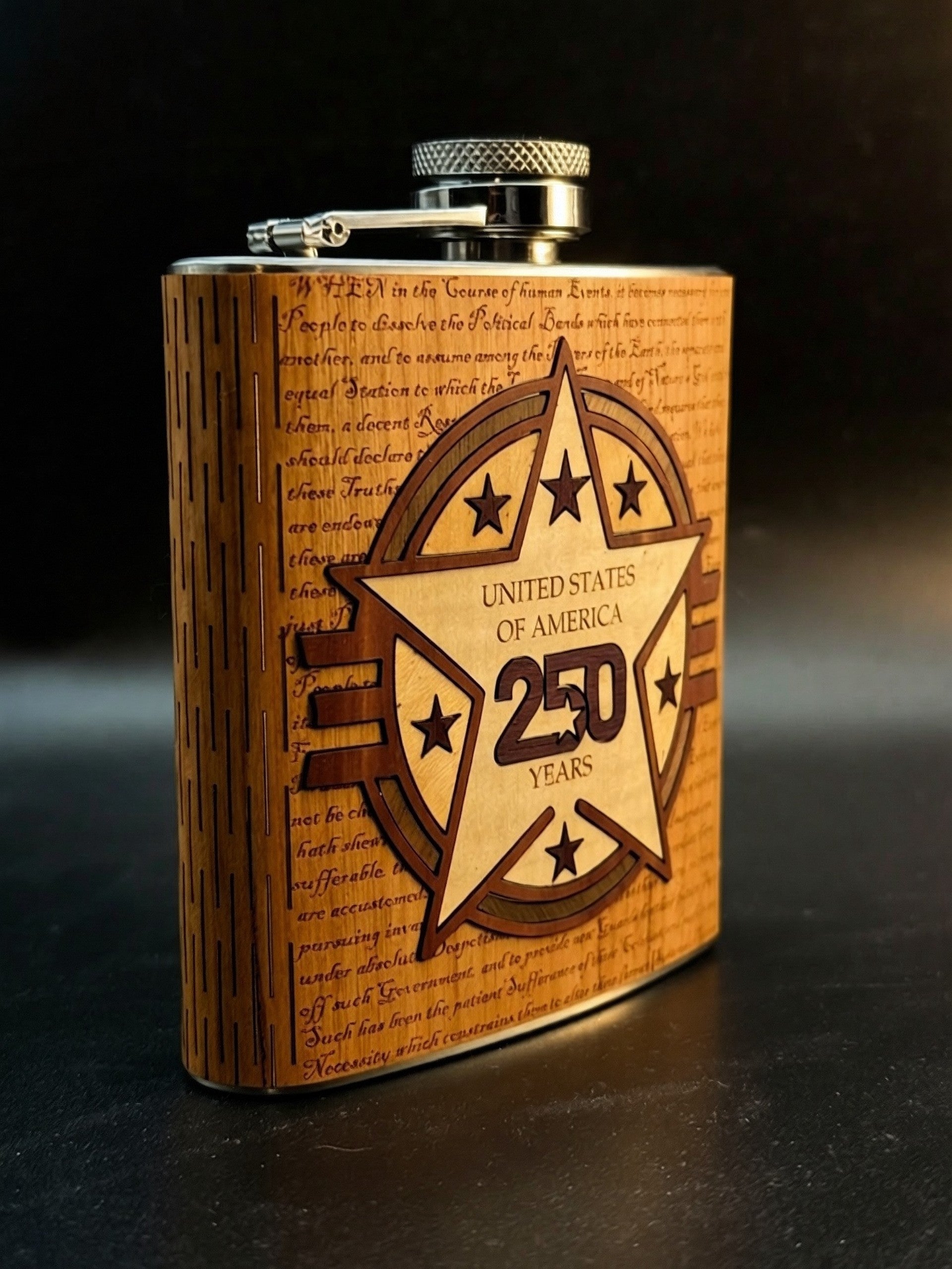 USA 250th Anniversary Flask