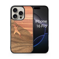 Slim Wooden Phone Case (Rock Climber Inlay)