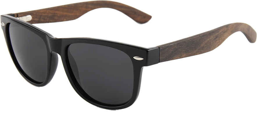 Real Ebony Wood Wanderer Sunglasses by WUDN, Sunglasses - WUDN